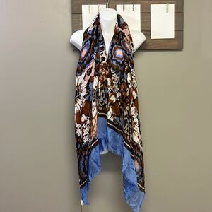 Vera Bradley Soft Fringe Scarf Madison Garden Blush- NEW